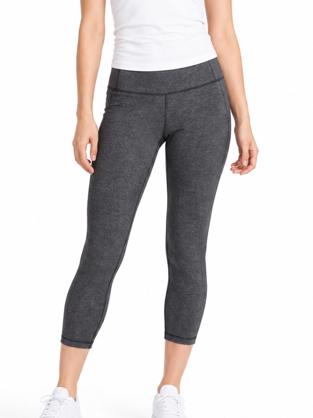 Lululemon High-Waist Charcoal Gray Leggings